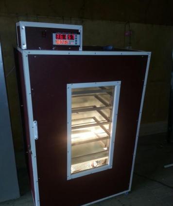 inkubator.  750 yumurta tutumu var. istenilen nov yumurtadan cuce cixa