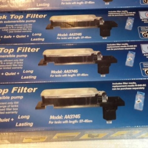 AkvarIumlar üst bio filtri şirin və duzlu su akvariumlar ucun nəzərdə