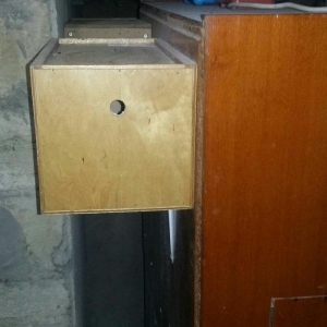 papuqaylar üçün iri qəfəsdi iki yuvası, iş