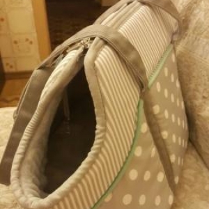 Сумка для переноски собак и кошечек. В отличном состоянии. В магазине