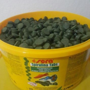 Balıq yemi "Sera Spirulina Tabs"