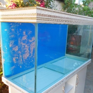 Versage akvariumu mebeli ile birlikde 325 litrelik akvarium 10mml wuwe