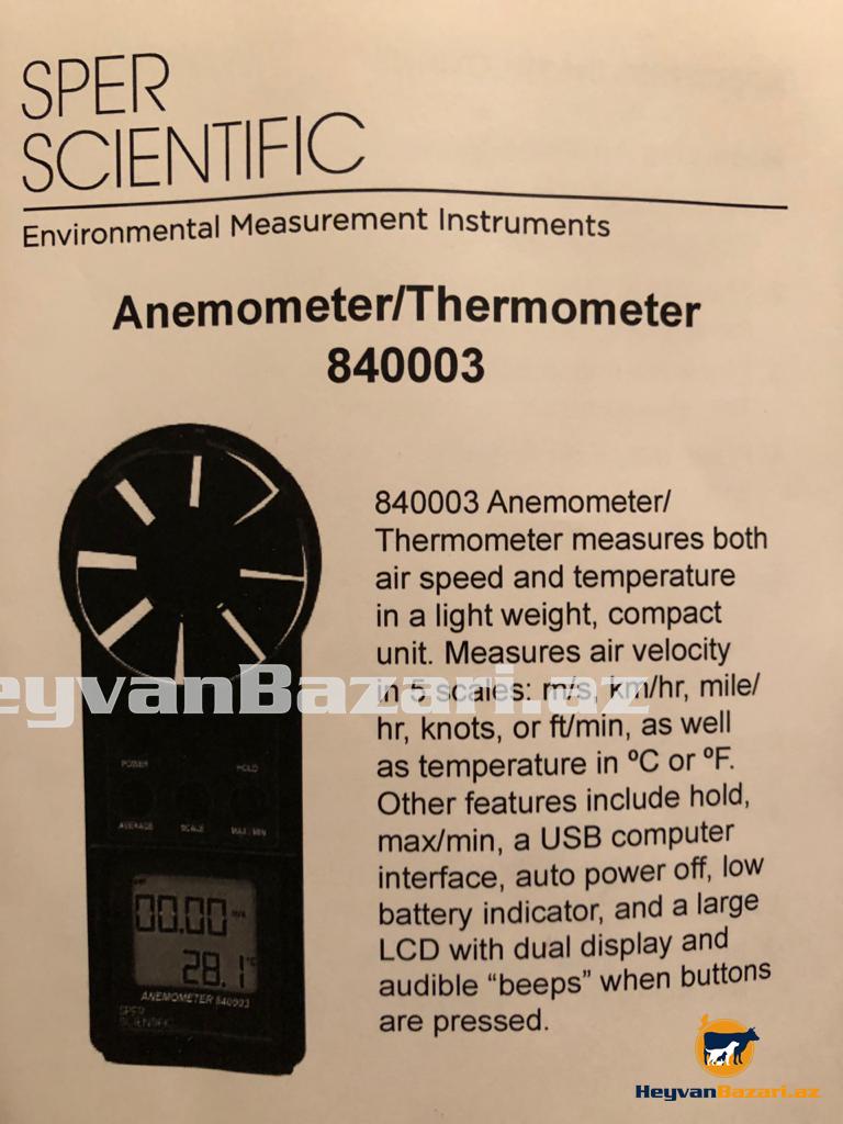 Anemometer/Termometer